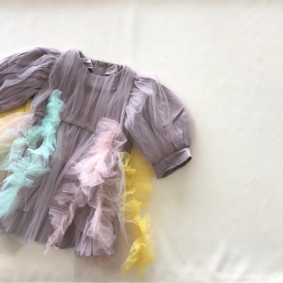 Raspberry plum girls dress 5-6y - Picture 1 of 4